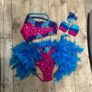Glamour dance costume